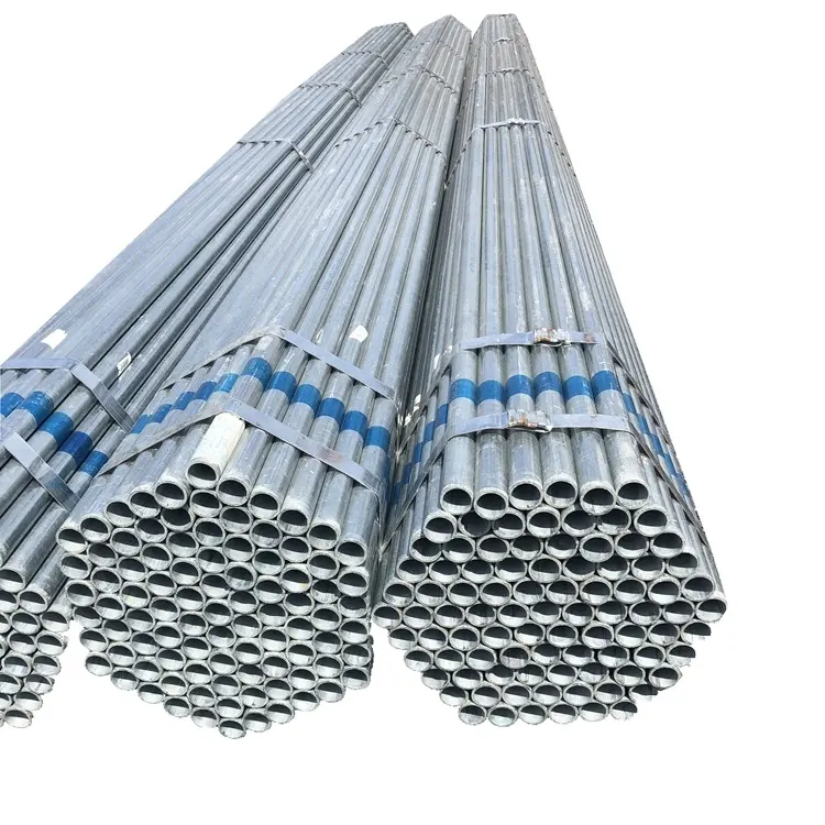 Easy to use steel pipe 1.5 inch In Stock 48.3*2*6 Scaffolding System Building Factory Whole System galvanized