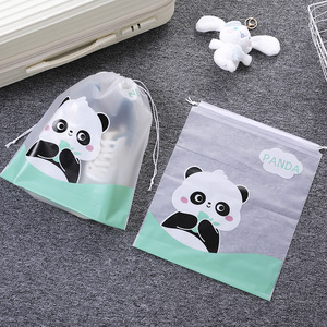 Sacchetti Fitness con coulisse richiudibili stringhe portaoggetti A4 sacchetti da viaggio in plastica sacchetti di custodia trasparente - Product Image 6