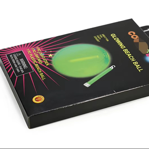 Caja de Embalaje de Papel Impresa Personalizada con Pestaña para Colgar, Caja de Cartón Plegable Negra Impresa para Artículos Pequeños - Product Image 2