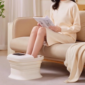 Masajeador de pies plegable portátil con pantalla táctil, calentamiento para promover la circulación sanguínea y aliviar el estrés con rodillo automático - Product Image 3