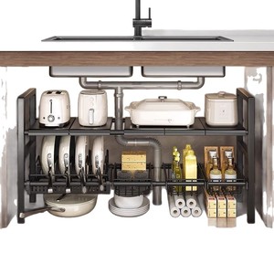 Estante Organizador Multiusos <span class=keywords><strong>para</strong></span> Cocina, <span class=keywords><strong>Baño</strong></span>, Despensa, Armario, Organizador <span class=keywords><strong>de</strong></span> Fregadero, Estante <span class=keywords><strong>de</strong></span> Almacenamiento - Product Image 5