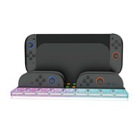 Support de fente pour carte de console de jeu pour Nintendo Switch 2 Controllers Charging Dock Station 4 Joy-Cons Charger Stand Base LED Light