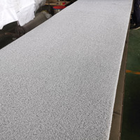 Tapis en rouleau en vinyle en PVC ignifuge, doux, à épaisseur personnalisée, avec support en mousse