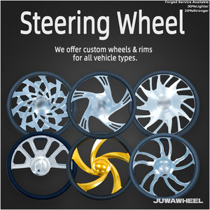 Volante Deportivo JUWA de 15 Pulgadas, Estilo F, Acabado Cromado, Aluminio Forjado, Personalizado <span class=keywords><strong>para</strong></span> Modelos Chevy, GMC, Cadillac, Buick y GM - Product Image 3