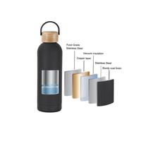 Bon Prix Bouteille d'Eau Isolée Écologique Chaude 500ml pour Randonnée Camping, en Acier Inoxydable, avec Logo Personnalisé