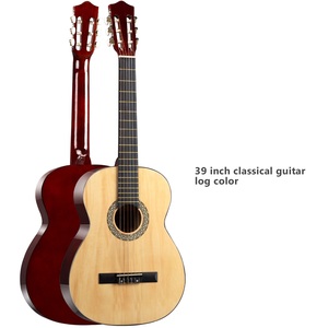 El instrumento de cuerda de guitarra de madera para adultos principiantes de tilo Clásico de 39 pulgadas se puede personalizar - Product Image 5