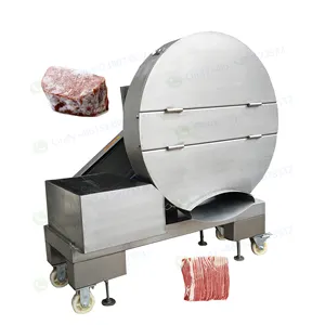 Cortadora de carne congelada de acero inoxidable cortadora de carne eléctrica