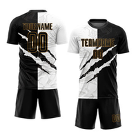 Kits de maillots de football à séchage rapide évacuant la transpiration de haute qualité vêtements de football avec logo personnalisé et nom de l'équipe uniforme d'entraînement OEM