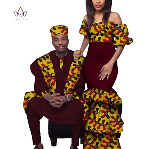 Vêtements Africains <span class=keywords><strong>2022</strong></span> pour Hommes et Femmes, Tenues Assorties pour Couples, Habillement Ethnique Africain pour Couples - Product Image 5