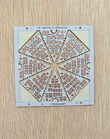 Service OEM de circuits imprimés CEM1 : Carte PCB LED triangulaire à 8 modules pour ventilateur de plafond et lampe de plafond ronde