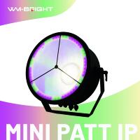 Mini PATT 450W IP RGBLAC 6-en-1 1800~8500K Projecteurs LED Wash pour Scène IP54 DMX512 pour DJ, Discothèques et Événements