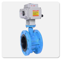 Vanne papillon hydraulique, Vanne papillon sanitaire, Vanne papillon avec joint, Actionneur électrique