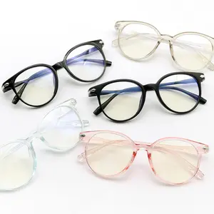 सस्ते फैशन दौर फ्रेम डिजाइनर कंप्यूटर गेमिंग के लिए पढ़ने के चश्मे विरोधी नीले प्रकाश अवरुद्ध चश्मा पुरुषों महिलाओं