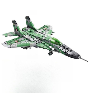 Reobrix 33024 Nouveau modèle d'<span class=keywords><strong>avion</strong></span> MOC, avions de chasse à assembler soi-même, jouets DIY pour garçons, cadeaux pour enfants, 1387 pièces, ensembles de blocs de construction - Product Image 1