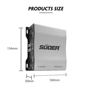 Amplificateur de <span class=keywords><strong>voiture</strong></span> de classe D moderne de <span class=keywords><strong>petite</strong></span> taille à 4 canaux de 1000 watts de puissance maximale pour CT-300.4D-U avec filtres de fréquence - Product Image 2