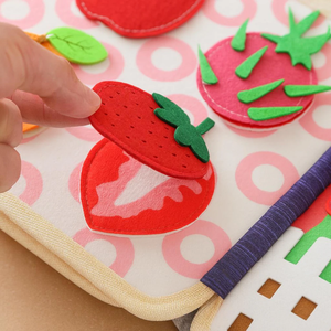 Juguete de aprendizaje táctil sensorial Montessori hecho a medida, viaje sin pantalla, esencial para niños pequeños, autoexploración, fieltro educativo - Product Image 5