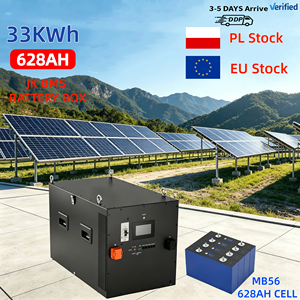 Batterie LiFePO4 rechargeable EU STOCK JK 300A V19 BMS 16s 51.2V 30KWh MB56 pour stockage d'énergie avec batteries lithium-ion 628Ah - Product Image 1