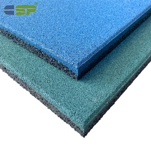 Cao su thể thao tòa tầng tái chế lốp thảm cao su sàn sân chơi - Product Image 1
