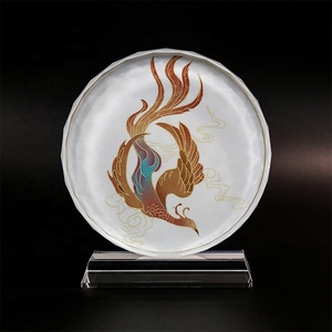 Cadre de médaille <span class=keywords><strong>photo</strong></span> <span class=keywords><strong>en</strong></span> <span class=keywords><strong>verre</strong></span> de cristal vierge de sublimation de haute qualité plaques de <span class=keywords><strong>verre</strong></span> de sublimation - Product Image 6