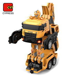 Voiture télécommandée transformable en excavatrice <span class=keywords><strong>robot</strong></span>, jouet de véhicule d'ingénierie, <span class=keywords><strong>camion</strong></span> - Product Image 3