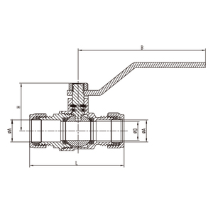 Avonflow tùy chỉnh Brass kiểm soát dòng chảy Van 15mm 22mm 28mm nén x nén đòn bẩy bóng van OEM hỗ trợ - Product Image 6