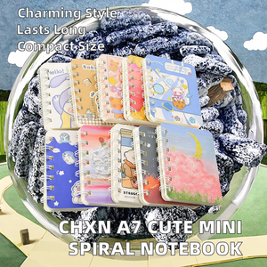 Chxn A7 Cuộn Dây Máy Tính Xách Tay Dễ Thương Sinh Viên Nhật Ký Với Mini Xách Tay Văn Phòng Các Tính NĂNG Giấy Xoắn Ốc Ràng Buộc <span class=keywords><strong>Notepad</strong></span> Quà Tặng Cho Sinh Viên - Product Image 3