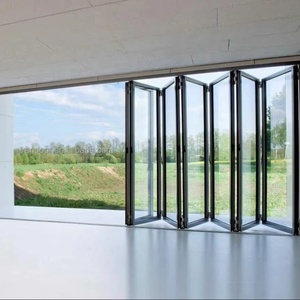 Puerta Plegable <span class=keywords><strong>de</strong></span> Aleación <span class=keywords><strong>de</strong></span> Aluminio, Puertas Corredizas <span class=keywords><strong>de</strong></span> Vidrio <span class=keywords><strong>para</strong></span> Patio, Interiores y Exteriores, Insonorizadas, Modernas, <span class=keywords><strong>para</strong></span> <span class=keywords><strong>Baño</strong></span> y Comercios - Product Image 1