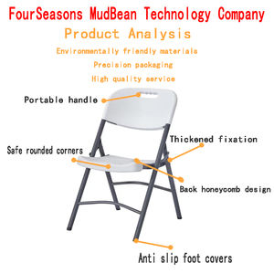 كرسي قابل للطي للحديقة من البلاستيك من البولي بروبلين للاجتماعات في الهواء الطلق - Product Image 2