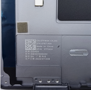 Coque arrière LCD pour Latitude 9510 9520 2-en-1, couvercle arrière supérieur TFW2K AM30H000402 - Product Image 4