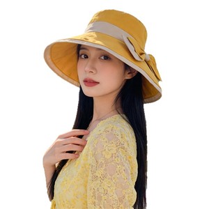 Sombrero de Pescador, Transpirable, de Algodón, Protección Solar, para Adultos, Playa, Aire Libre, Color Sólido, Diseño de Mariposa en Dos Tonos - Product Image 5