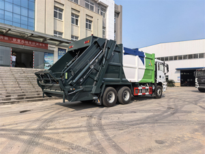 Camion compacteur à ordures Shacman de 12 mètres cubes, camion à ordures à chargement arrière - Product Image 5