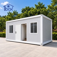 Maison préfabriquée de 20 pieds, conteneur modulaire de 40 pieds, maison de camping préfabriquée, maison conteneur détachable pour chantier de construction