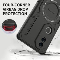 Coque de téléphone magnétique à dissipation thermique la plus vendue pour VIVO V50 X200 FE Y19 Y29 Y300 Y400 Y400 Pro, coque de téléphone antichoc