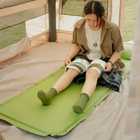 Matelas Gonflable Automatique Pliable Léger 3cm pour Camping Extérieur Anti-Humidité Tapis de Tente Épaissi Ergonomique