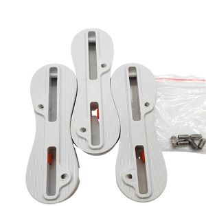 Aleta de surf FCS Fusion en forma de 8, blanca, con ranura para aleta de cola de PVC y caja de aleta. - Product Image 1