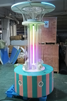 Machine à souffler des balles océaniques commerciales avec lumière LED, équipement interactif pour aire de jeux intérieure, idéal pour centre commercial, parc d'attractions, jeu pour enfants