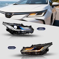 Nuevo Conjunto de Faros Delanteros LED Láser de 12V para 2019-2024, Actualización con Luces de Circulación Diurna y Señales de Giro