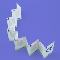 Impression de brochures pliées personnalisées OEM, couleur pleine, A4 A5, papier brillant mat, vente en gros, dépliant promotionnel, usine de fabrication de prospectus