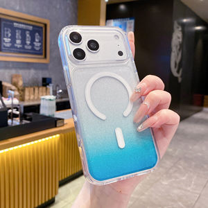 Coques de téléphone magnétiques brillantes pour iPhone 17, 16 Plus, 15, 14, 13, 12 Pro Max, 11 – Protection sans fil pour iPhone 17 Air - Product Image 3