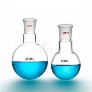قارورة غليان معملية RONGTAI من الصين بالجملة ، قارورة غليان دائرية كبيرة للغاية من الأسفل - Product Image 4