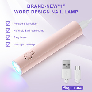 <span class=keywords><strong>Lampe</strong></span> <span class=keywords><strong>UV</strong></span> portable en plastique 3W haute puissance pour ongles, mini <span class=keywords><strong>lampe</strong></span> de séchage à 3 LED pour un doigt, rechargeable par USB, séchage rapide du gel - Product Image 5