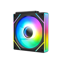 Ventilateur de refroidissement PC à roulement à billes ARGB RGB blanc 200x200x60mm pour radiateur de refroidissement liquide, boîtier d'ordinateur avec dissipateur thermique en plastique