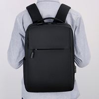 Sac à dos en tissu Oxford durable pour hommes et femmes, avec compartiment pour ordinateur portable, style moderne pour le travail - Nouvel An, remise de diplôme, fête des pères