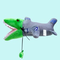 Vente en gros de jouets en peluche personnalisés de haute qualité, style 'Brainrot' italien, mignons requins, parodies Sahur, animaux en peluche et poupées en coton PP