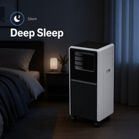 Climatiseur portable domestique Airwens 12000 BTU à fréquence fixe, faible bruit, télécommande, économie d'énergie, double mode