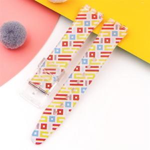 Offre Spéciale impression 16mm 17mm 19mm bandes Silicone Sport caoutchouc bracelets de montre bracelets pour <span class=keywords><strong>Swatch</strong></span> Silicone bracelet de montre - Product Image 4