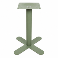 Socle de table à manger personnalisable, design moderne et classique, pour table à manger circulaire, structure en fonte de fer.