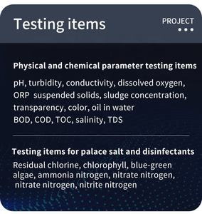 Taşınabilir çok parametreli su kalitesi analizörü açık havada PH, DO, MLSS ve 20 + parametreleri için hızlı algılama elektrot yöntemi - Product Image 5