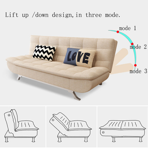 โซฟาเบดพับได้อเนกประสงค์ ดีไซน์ทันสมัย กว้าง 1.2 เมตร พร้อมเบาะรองนั่ง - Product Image 6