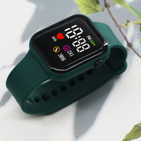 Jam Tangan Digital LED untuk Pasangan, Pelajar, Anak-anak, Universal, Tahan Air, Elektronik, Pintar, untuk Olahraga dan Kebugaran